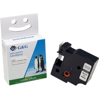 G&G Schriftband »ersetzt Dymo D1 / 45803 Bandfarbe: Weiss