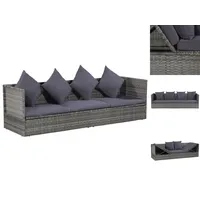 VidaXL Gartenbett grau 43959
