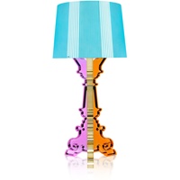Kartell Bourgie, Tischleuchte, Dimmer, Mehrfarbigblau