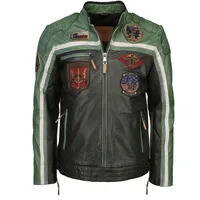Top Gun Bikerjacke TGJ1005 green XL