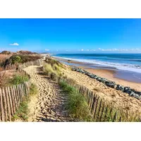 Papermoon Fototapete Dunes in Atlantic", bunt, Fototapeten Tapeten