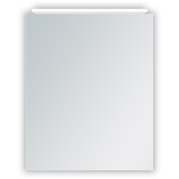 DSK Spiegelschrank Aluminio Vegas Alufarben 50 cm