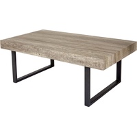 MCW Couchtisch Genk H576, Wohnzimmertisch, 40x110x60cm, MVG-zertifiziert ~ Wildeiche,