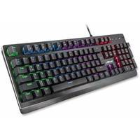 Inter-Tech Nitrox NK-2000ME mechanische Gaming Tastatur schwarz, LEDs RGB,