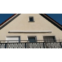 GRASEKAMP Schutzhülle Wandmarkise weiß Kunststoff B/H/L: ca. 15x15x250 cm