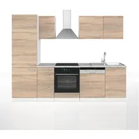 Vicco Küchenzeile 270 cm eiche sonoma