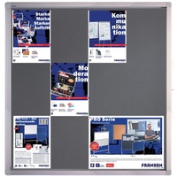 Franken Franken, Schaukasten SK15PTE12 99x117.5x4.5cm 15xDIN A4 Filz grau