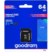 GoodRam M1AA Mikrokarte Hohe Geschwindigkeit Klasse 10 Speicherkarte mit