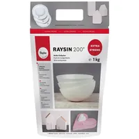 Rayher 3699000 Raysin 200 weiß, Reliefgießpulver, lufthärtend und geruchslos,