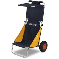 Eckla BEACH-ROLLY® mit Sonnendach blau-gelb, Luftrad