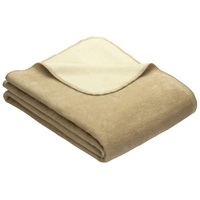 IBENA Doubleface Dublin 220 x 240 cm zimt/beige