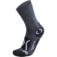 Uyn Trekking Outdoor Explorer Mid Socke, Anthracite/Pearl grey 35/38