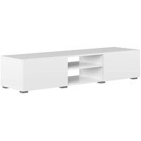 TemaHome Podium TV-Lowboard 140 cm weiß/weiß