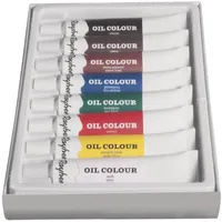 Rayher Künstler-Set Ölfarben farbsortiert 8 x 12,0 ml,