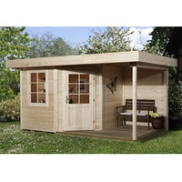 Weka 213 A+ 385x238cm Gartenhaus natur (213.2424.40110)