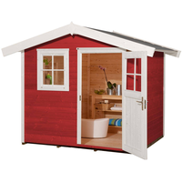 Weka Gartenhaus 123 2,41 x 2,05 m schwedenrot