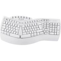 Perixx Periboard-612W DE ergonomische Tastatur, Dualmodus, Funk/Bluetooth / PERIBOARD-612WDE)