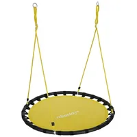 Relaxdays Nestschaukel 120 cm gelb