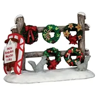Lemax - Christmas Wreaths 4 Sale 54942 Kranzverkauf Weihnachtsdorf