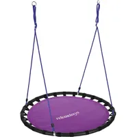 Relaxdays Nestschaukel 120 cm lila
