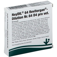 Vitorgan Neydil Nr.64 Revitorgan Dil.D 4 pro Ampullen vet.