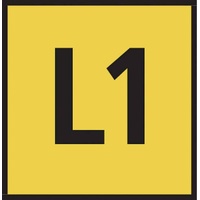 HellermannTyton 592-11100 CWMS-L1-260-YE-260-YE Kabel-Etikett