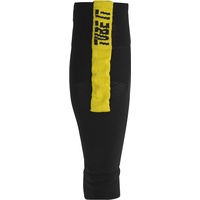 Uhlsport TUBE IT Fußball Sleeve-Stutzen schwarz/limonengelb 41-44