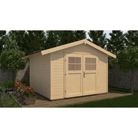 Weka Gartenhaus 122 2,40 x 2,35 m natur