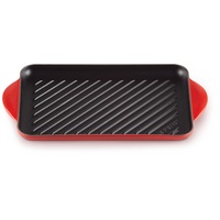 Le Creuset Grillplatte 32x22cm, Pfanne Rot