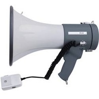 SpeaKa Professional ER-66S Megaphon mit Handmikrofon, mit Haltegurt, integrierte