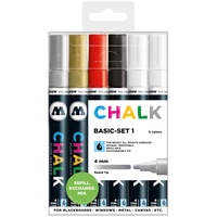 Molotow Kreidemarker Chalk Basic Set 1 - 4 mm