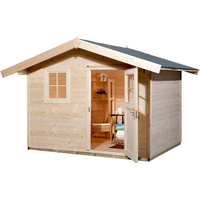 Weka Gartenhaus 123 3,01 x 2,95 m natur