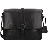 LEONHARD HEYDEN Roma Aktentasche Leder 35 cm Laptopfach schwarz