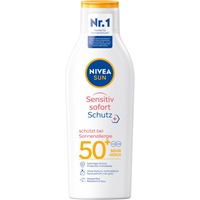 NIVEA Sun Sensitiv Sofortschutz bei Sonnenallergie Lotion LSF 50+
