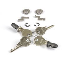 Racktime Secureit Sidebag Pair, Silber, 2er Set / 4