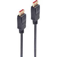 ShiverPeaks BASIC-S DisplayPort 1.4 Kabel, schwarz, 5,0 m DisplayPort