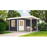Weka 213 A+ 456x298cm Gartenhaus anthrazit (213.3030.46110)