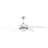 VidaXL 128 cm Deckenventilator weiß mit Licht 