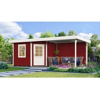 Weka 213 B+ 541x238cm Gartenhaus schwedenrot (213.2424.43210)