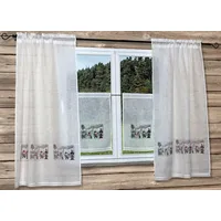 HOSSNER - ART OF HOME DECO Gardine »Wichtel« Stangendurchzug