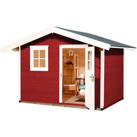 Weka Gartenhaus 123 3,01 x 2,05 m schwedenrot
