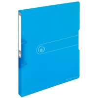 Herlitz Ringbuch A4, 2 Ringe 16mm Transparent blau
