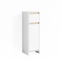 Vicco Midischrank Emma 30 x 95 cm Weiß/Sonoma