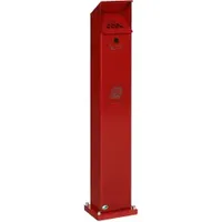 VAR Ascher/Abfallsammler Standsäule SG 115 rot 2 l/5 l