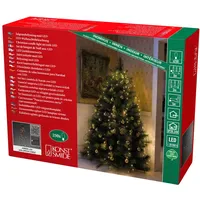 Konstsmide LED Baummantel mit Ring Kunststoff 3 m Bernstein
