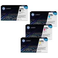 HP Original 649X/ 648A Toner 4er Set schwarz hohe