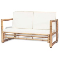 VidaXL 2-Sitzer Gartensofa mit Polstern Bambus