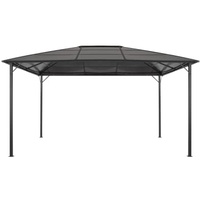 VidaXL Gartenpavillon 3 x 4 m schwarz