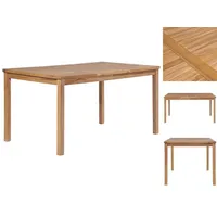 VidaXL Gartentisch 150 x 90 x 77 cm braun