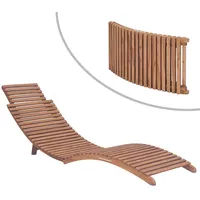 VidaXL Sonnenliege 175 x 50 x 55 cm braun